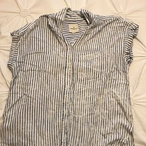 American eagle oversized button up
